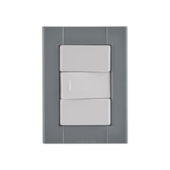 Conjunto de Sobrepor 1 Interruptor Simples 10A Liz Plastibox Tramontina
