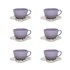 Conjunto de Xícaras e Pires de Chá 12 Peças Lilac Oxford