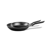 Conjunto Duas Frigideiras Fun de 16cm e 22cm Antiaderente Pro-Flon Preto Sépia Brinox