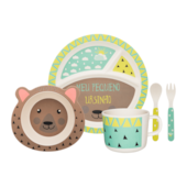 Conjunto Infantil 5 Peças Ursinho Oxford Conjunto Infantil 5 Peças Ursinho Oxford