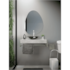 Conjunto Lavabo Atenas 71,2cm Cris Metal
