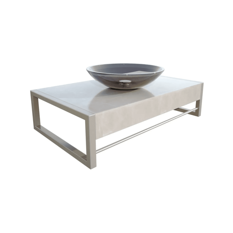 Conjunto Lavabo Atenas 71,2cm Cris Metal