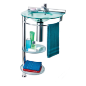 Conjunto Lavabo Turmalina 50cm 940 Cris Metal  Conjunto Lavabo Turmalina 50cm 940 Cris Metal