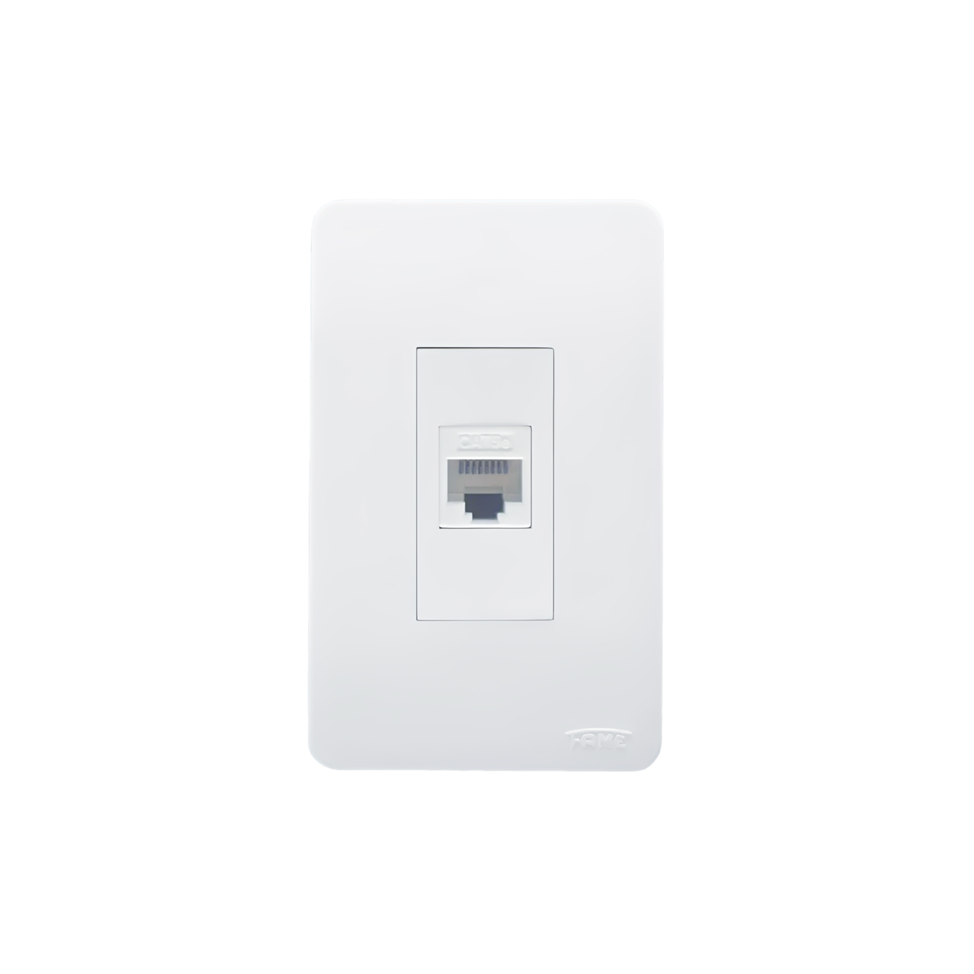 Conjunto Módulo Tomada para Rede RJ45 CAT.5E 8 Vias com Placa Externa ...