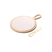 Conjunto para Queijo com Tábua e Faca 20x28x1,5cm Lyor