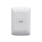 Conjunto Tomada Aria 1 Seção USB 1,5A Tramontina