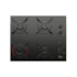 Cooktop 4 Bocas Fit Line a Gás e Mesa de Vidro Preto Fischer