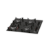 Cooktop 4 Bocas Fit Line a Gás e Mesa de Vidro Preto Fischer