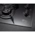 Cooktop 4 Bocas Fit Line a Gás e Mesa de Vidro Preto Fischer