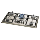 Cooktop 5q Tripla Chama Infinity Gás Mesa Inox Fischer