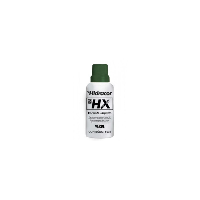 Corante Líquido HX Verde 50ml Hidracor