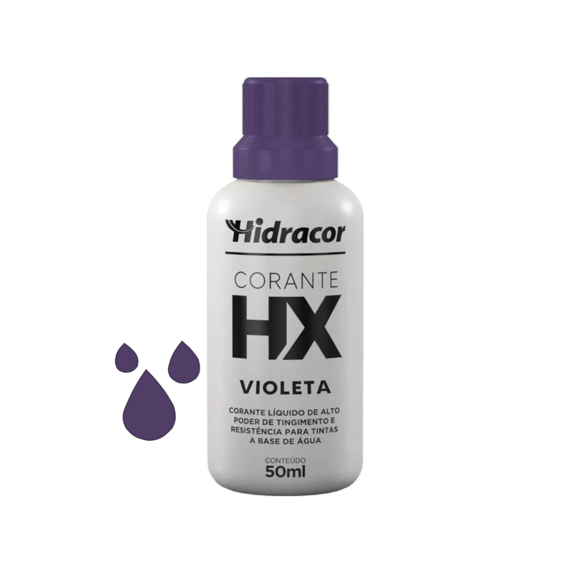 Corante Líquido HX Violeta 50ml Hidracor