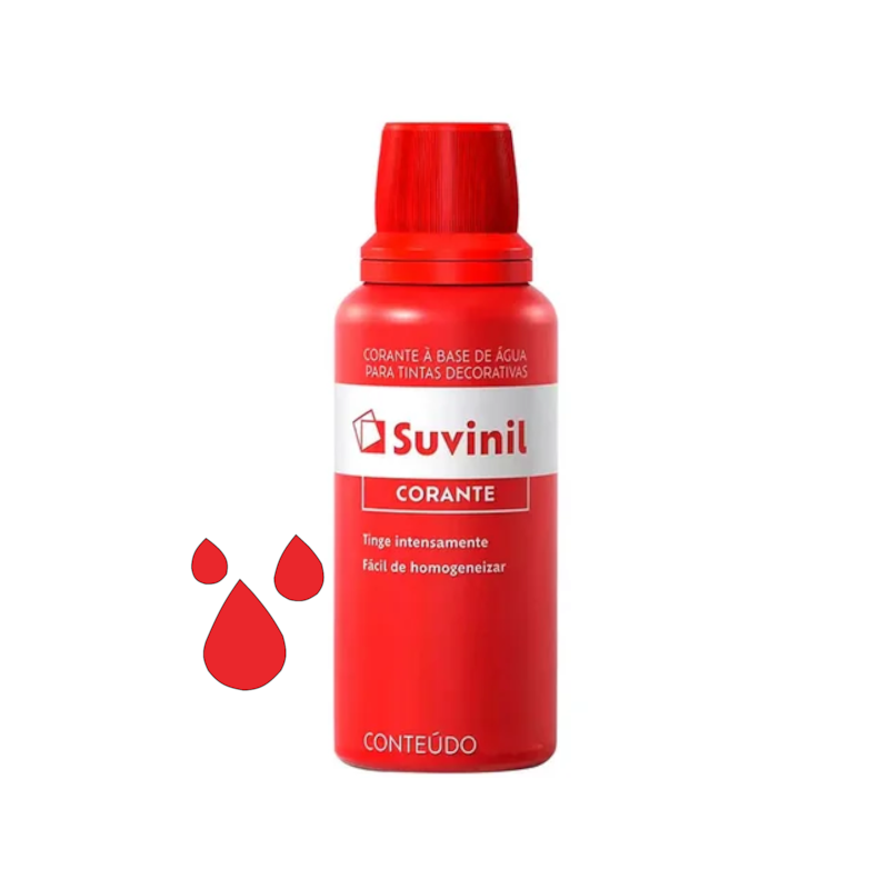 Corante Líquido Vermelho 50ml Suvinil