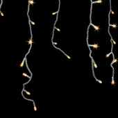 Cortina 144 LEDs 8 Funções Branco 3000K Taschibra