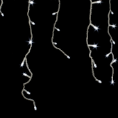 Cortina 96 LEDs 3,5x0,30m 220V Branco Taschibra