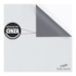 Cortina Corta Luz Ilhos 130cm X 170cm Branco Bella Janela