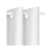 Cortina Corta Luz Ilhós 420x250cm Branco PVC Bella Janela