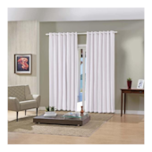 Cortina Pratika 200cm X 160cm Lisa Slim Branco Bella Janela Cortina Pratika 200cm X 160cm Lisa Slim Branco Bella Janela