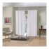 Cortina Pratika 200cm X 160cm Lisa Slim Branco Bella Janela