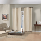 Cortina Pratika Lisa Slim 2,00x1,60m Areia Bella Janela