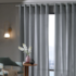 Cortina Pratika York Slim 260x170cm Cinza Escuro Bella Janela