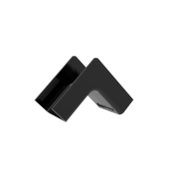 Cotovelo Interno de 90 20x10mm Embutir Preto Enerbras Cotovelo Interno de 90 20x10mm Embutir Preto Enerbras