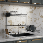 Cozinha Modulare 80,5cm Preta Elegance DiCarlo