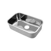 Cuba Aço Inox Alto Brilho 56x34x15cm Invicta sem Válvula Docol