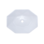 Cuba de Apoio Octogonal Branca 51x41x13cm Casa Ok Cuba de Apoio Octogonal Branca 51x41x13cm Casa Ok