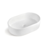Cuba de Apoio Oval 55,5x34,5x14cm Branca Casa Ok