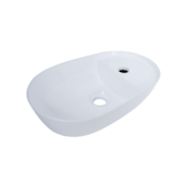 Cuba de Apoio Oval Branca 42x26,5x13,5cm Casa Ok Cuba de Apoio Oval Branca 42x26,5x13,5cm Casa Ok