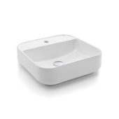 Cuba de Apoio Quadrada Branca 38,5x14cm Docol Cuba de Apoio Quadrada Branca 38,5x14cm Docol