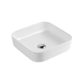 Cuba de Apoio Quadrada Branca sem Mesa 39x39x14cm Qualiz