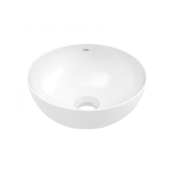 Cuba de Apoio Redonda 30cm Branca Celite Cuba de Apoio Redonda 30cm Branca Celite