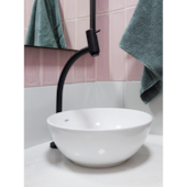 Cuba de Apoio Redonda 30cm Branca Celite Cuba de Apoio Redonda 30cm Branca Celite