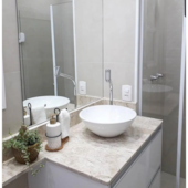 Cuba de Apoio Redonda 35cm Design Branco Celite Cuba de Apoio Redonda 35cm Design Branco Celite