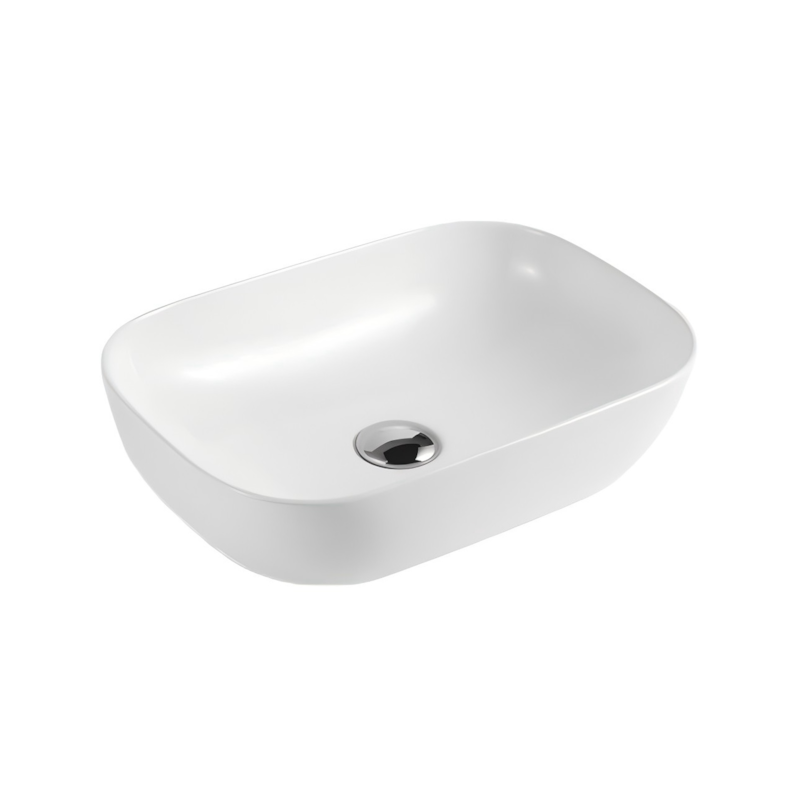 Cuba de Apoio Retangular Branca sem Mesa 46x32x14cm FMTP493A Qualiz