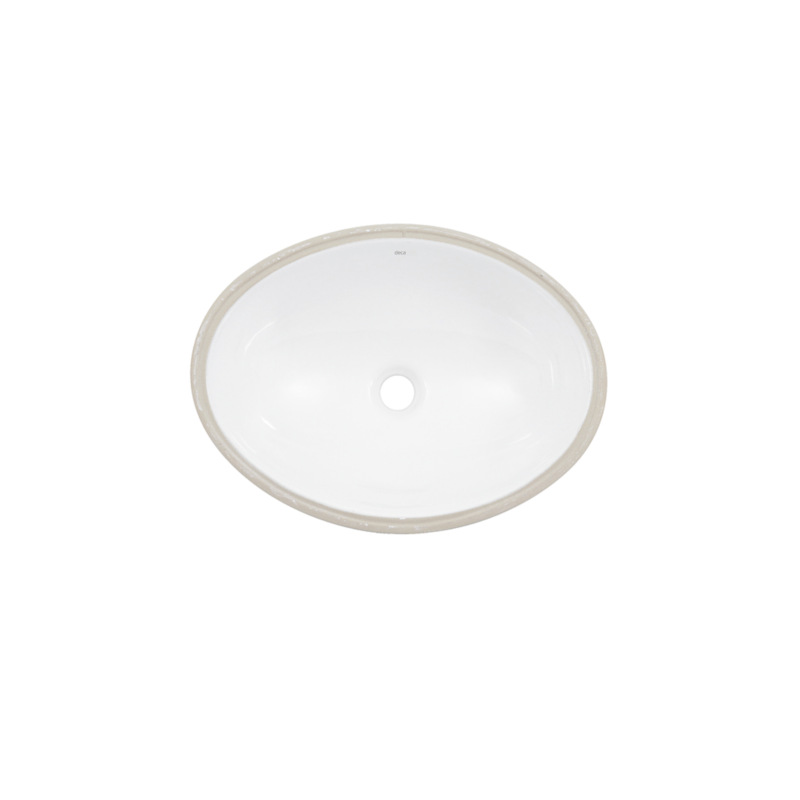 Cuba de Embutir Oval Branco L.37.17 Deca
