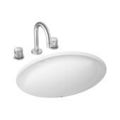 Cuba de Embutir Oval Branco L.37.17 Deca