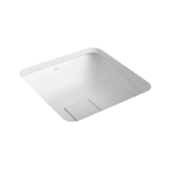 Cuba de Embutir Quadrada Branco Slim 30x30cm  L.31030.17 Deca