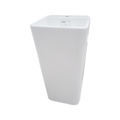 Cuba de Piso Quadrada Branca 40x83,5cm Casa Ok Cuba de Piso Quadrada Branca 40x83,5cm Casa Ok