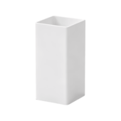 Cuba de Piso Quadrada Branco sem Mesa 40x40x85,5cm Casa Ok