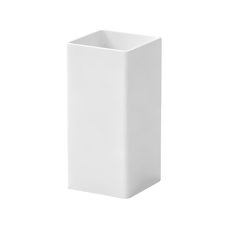 Cuba de Piso Quadrada Branco sem Mesa 40x40x85,5cm Casa Ok