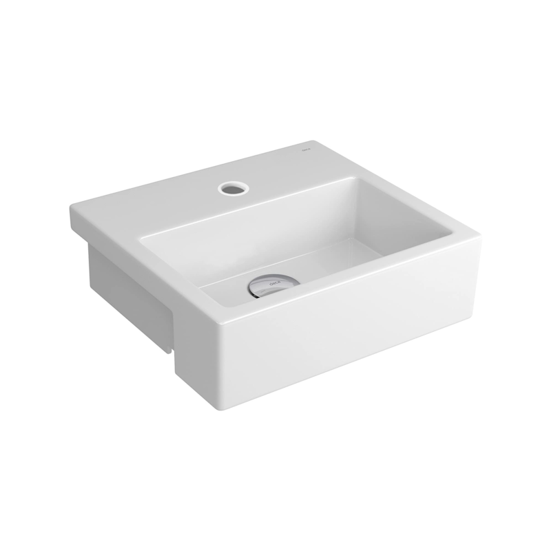 Cuba de Semi Encaixe Retangular 36,5x33cm Gelo L.733.17 Deca