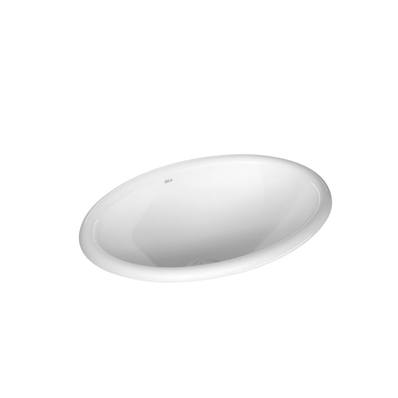 Cuba de Sobrepor Oval 31x44cm Gelo L.65.17 Deca