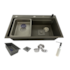 Cuba Gourmet Quadrada Grafite 68x45cm Stillus Home