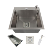 Cuba Gourmet Quadrada Inox 44x44cm Stillus Home