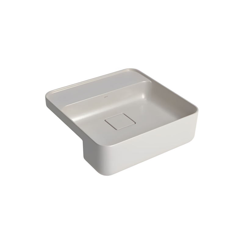 Cuba Quadrada de Semi-Encaixe 40cm com Deck Barbante L.61040.M.26 Deca