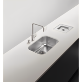 Cuba Retangular Basic Inox 47x30cm Tramontina