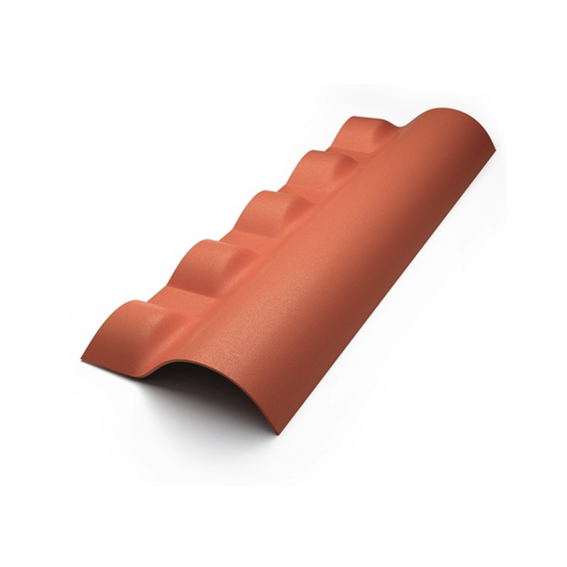 Cumeeira Central Articulada Colonial Inferior 40x88cm Cerâmica Precon